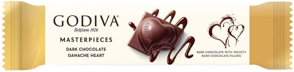 GODIVA BAR DARK CHOC GANACHE 12X12X30G - 1