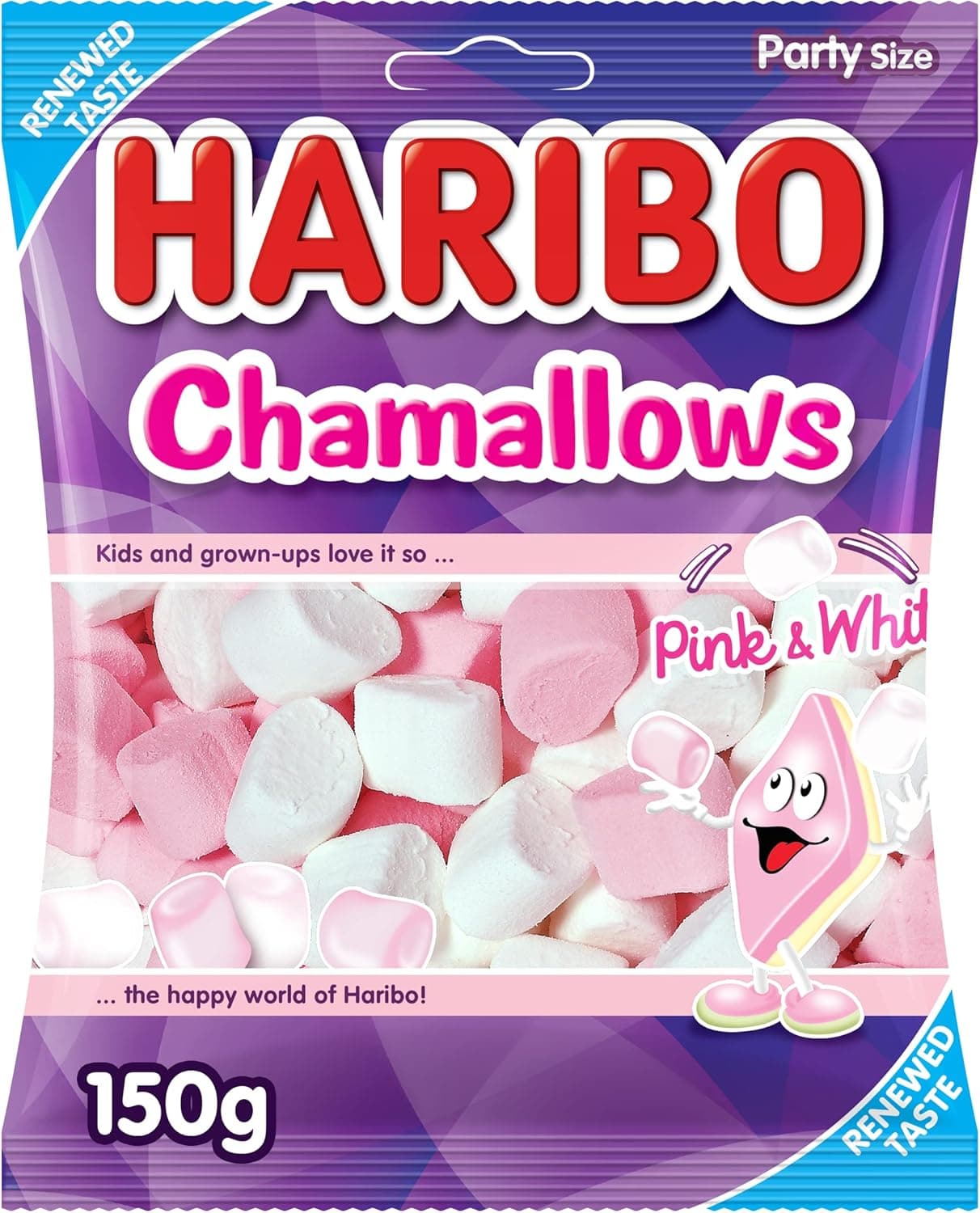 HARIBO CHAMALLOWS PINK & WHITE 24X150G - 1
