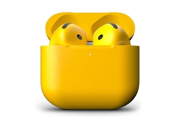 Merlin Craft Customized Apple Airpods 4 Yellow Bold - 1