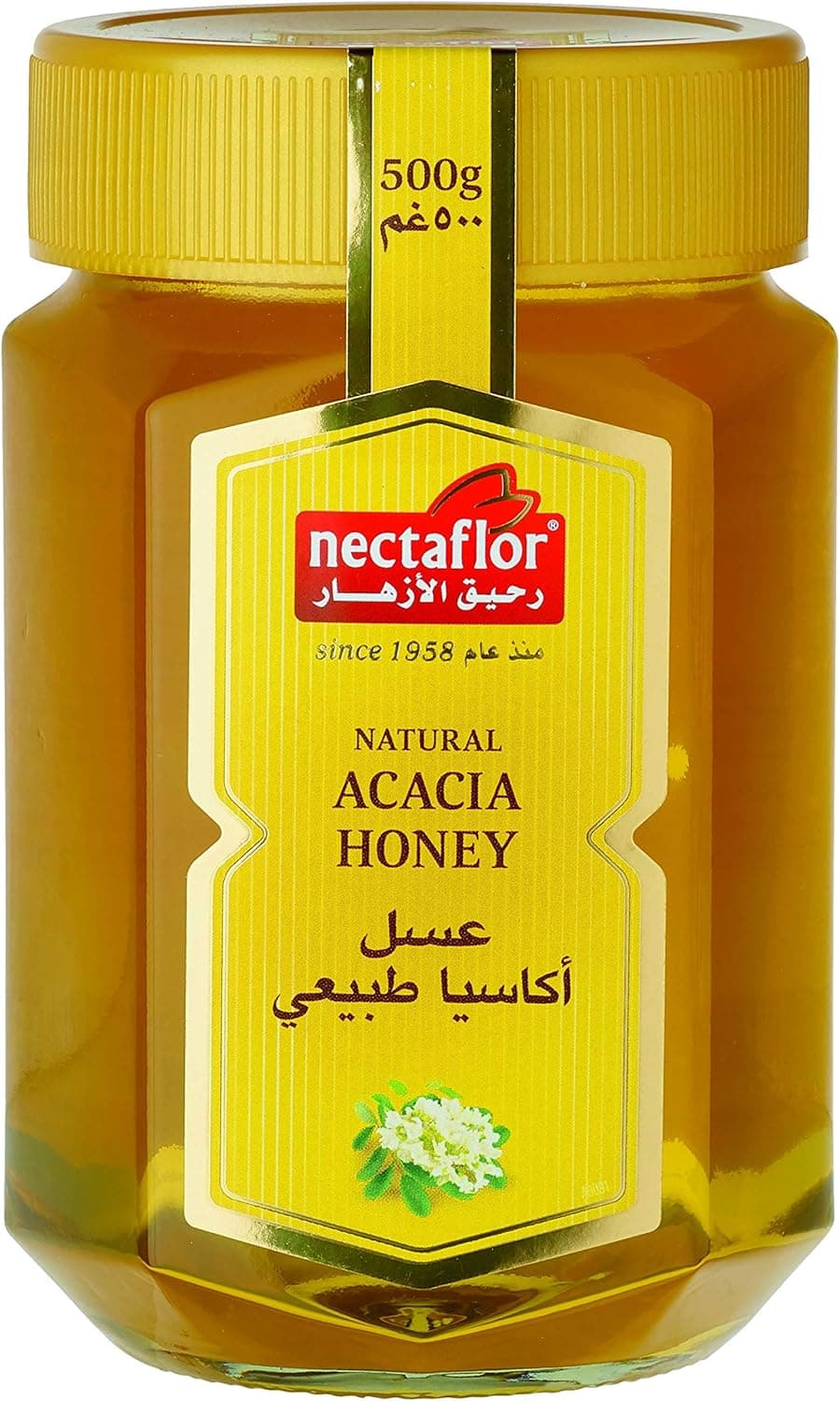 NECTAFLOR HONEY ACACIA 12X500G JAR - 1