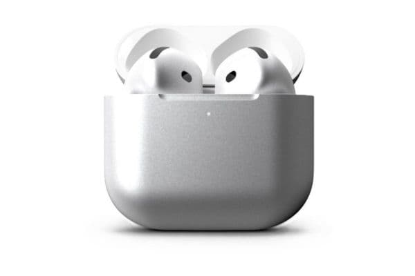 Merlin Craft Customized Apple Airpods 4 ANC Metallic Silver - 1