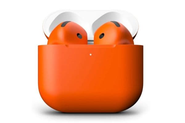Merlin Craft Customized Apple Airpods 4 Neon Orange - 1