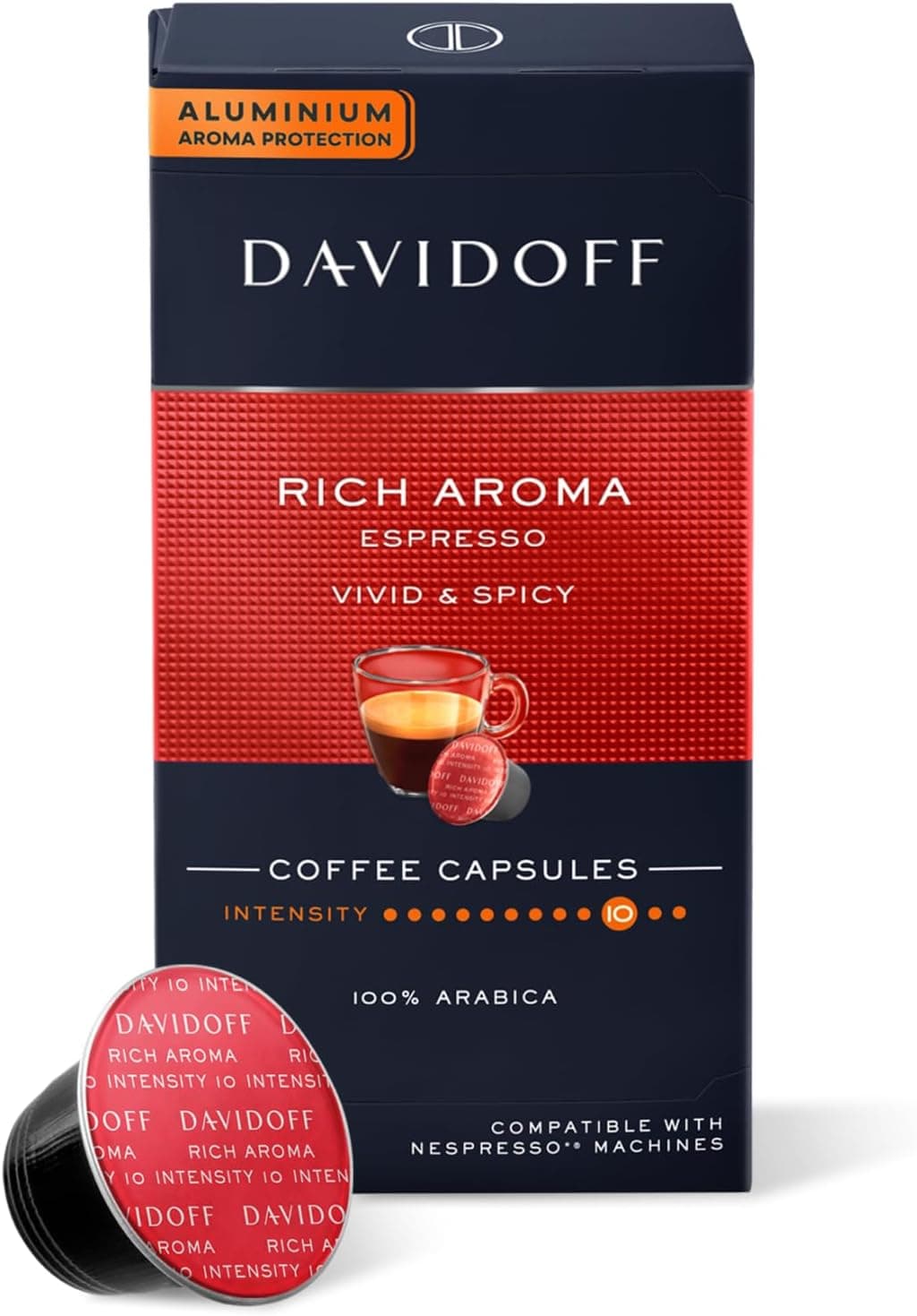 DAVIDOFF COFFE CAPSULE RICH AROMA 10X55G - 1