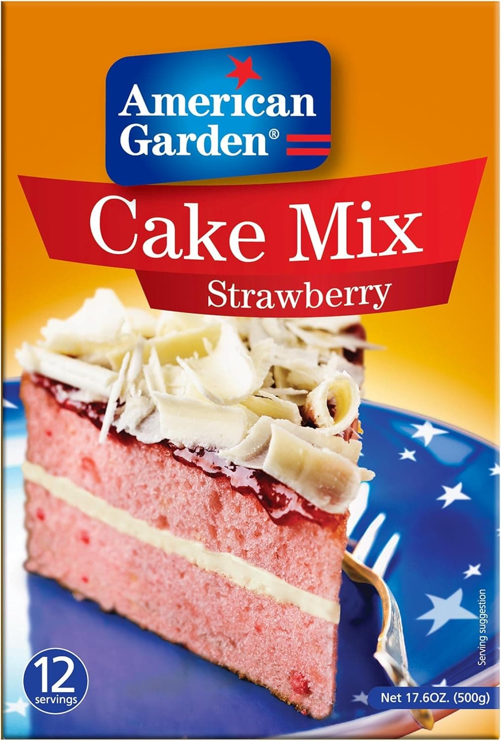 AG CAKE MIX STRAWBERRY 12X500GM - 1