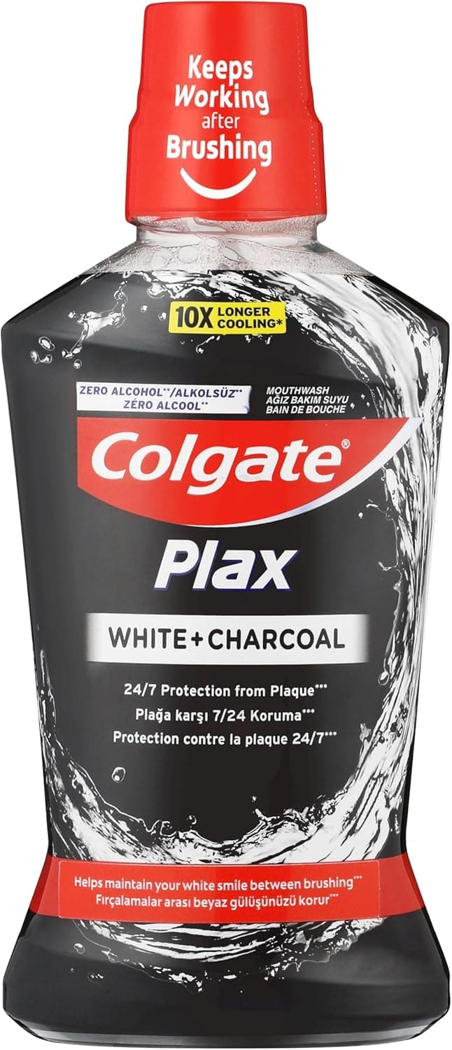 COLGATE MOUTHWASH CHARCOAL 500ML - 1