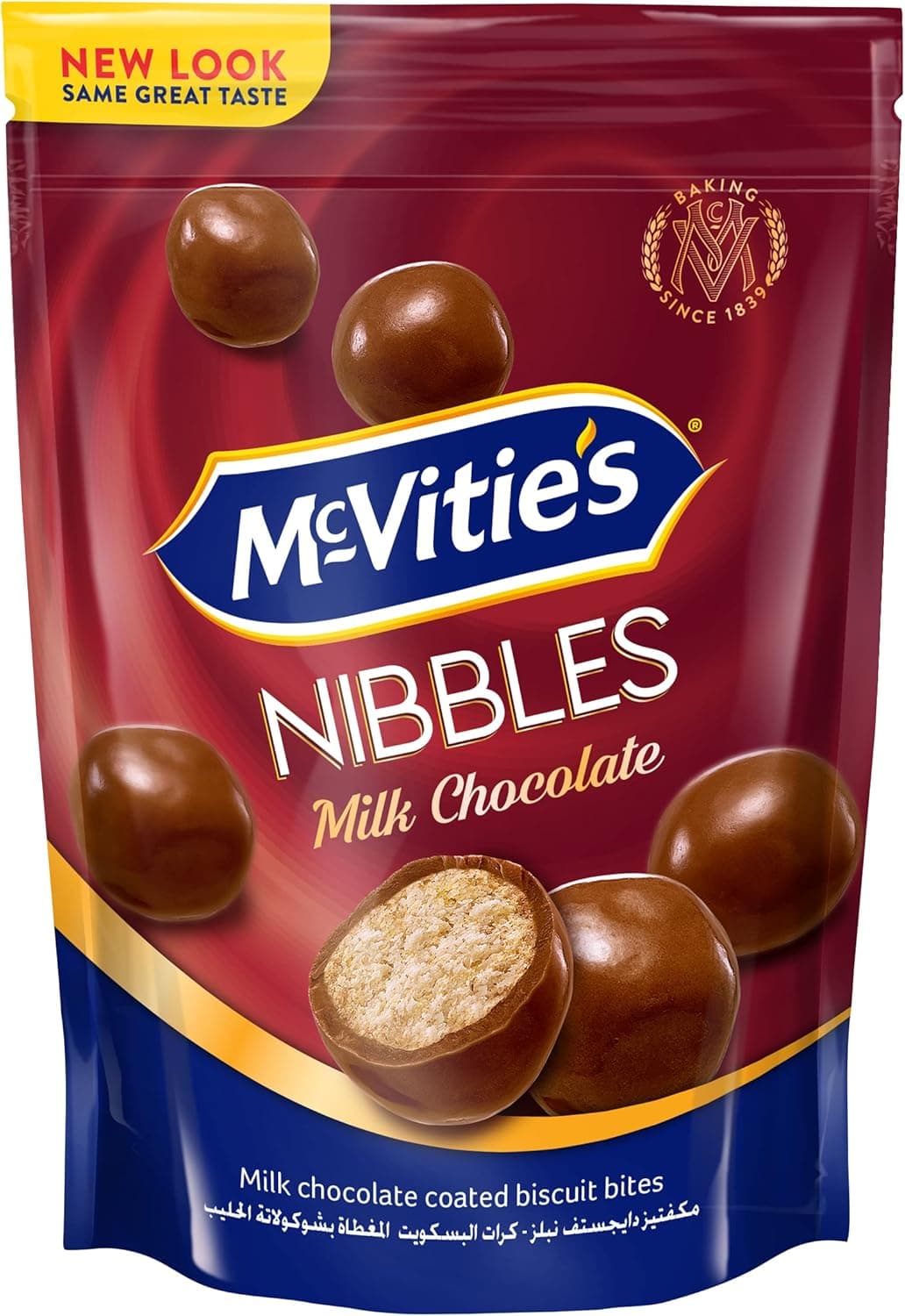 MCVITIES NIBBLES MILK CHOCOLATE 8X7X120G - 1