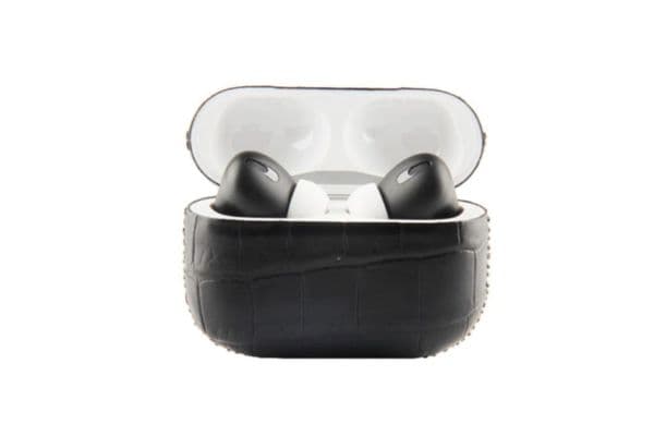 Merlin Craft Apple Airpods Pro Gen 2C Leather Alligator Black - 1