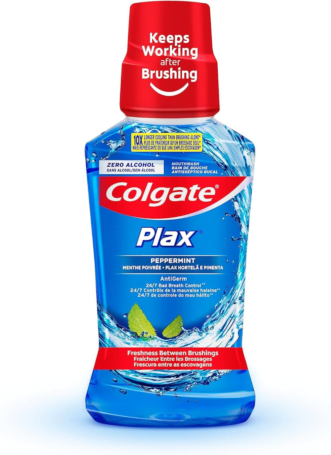 COLGATE MOUTHWASH PEPPERMINT BLUE 250ML    (Head) - 1