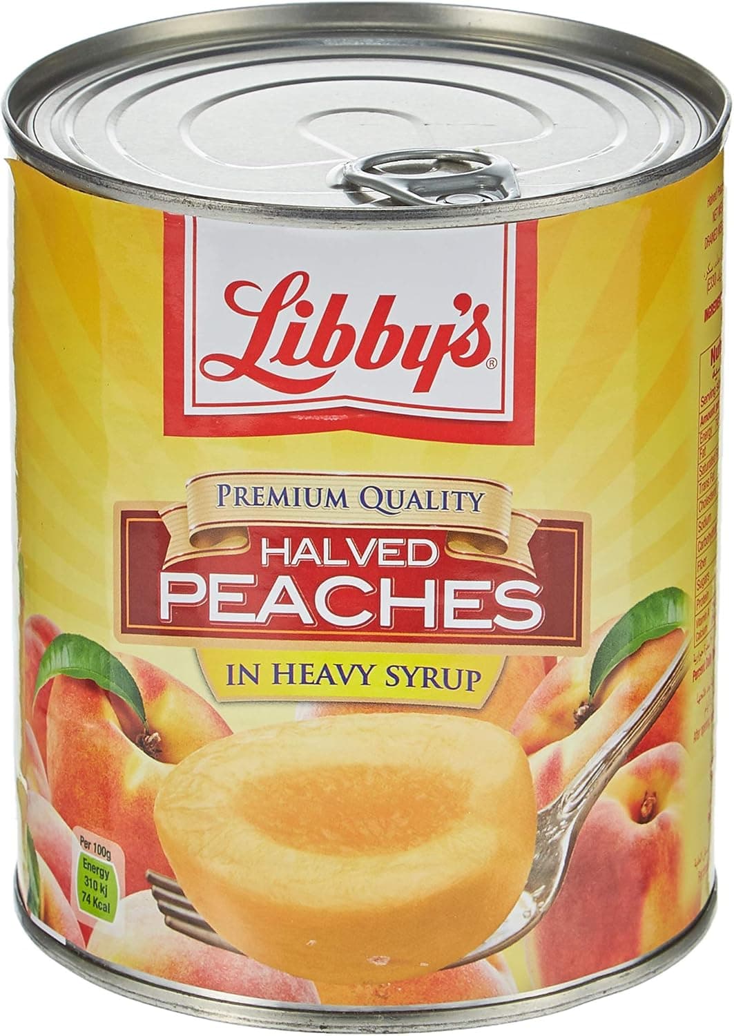 LIBBYS CLING PEACH HALVES 825GM - 1
