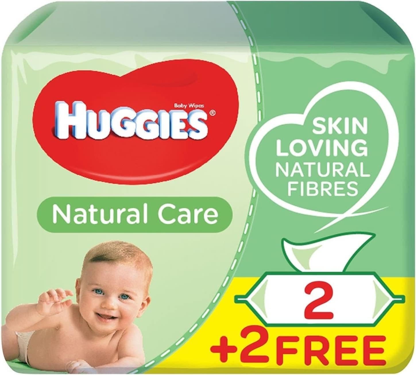 HUGGIES BABY WIPES ALOE 56'S 2+1 FREE